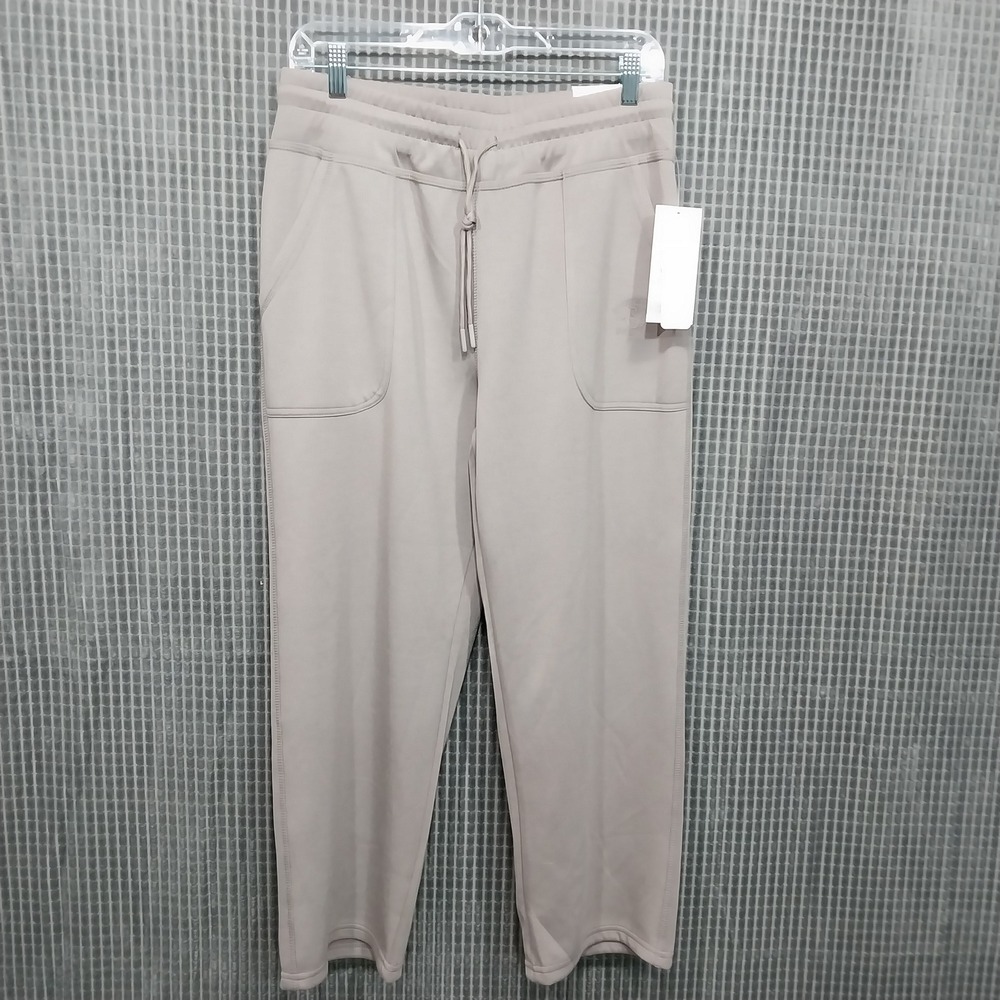 Beverly Hills Polo Club Womens Lounge Pants Wide Leg L Taupe